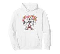 Paris Birthday Girl Eiffel Tower Party 50 Year Old Women Pullover Hoodie