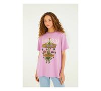 Paris Carousel T-shirt Lilac S