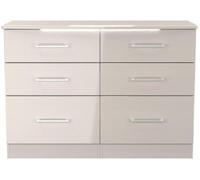 Paris Cashmere 6 Drawer Midi Chest