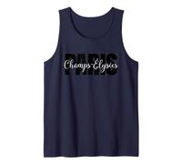 Paris Champs-Elysees Vacation in France Tank Top
