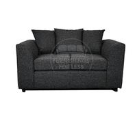 Paris Charcoal Boucle Fabric 2 Seater Sofa - Scatter Furnishings For Less UK Charcoal 2 Seater
