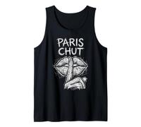 Paris Chut Shh French Whisper Parisian Secret Style Travel Tank Top