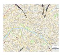 Paris City Map - Laminated Wall Map Laminated - Neutral