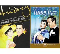 Paris, City of Lights Audrey Hepburn DVD Funny Face + Paris When it Sizzles 2-Movie Romantic Classic Bundle Set