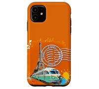 Paris - City on the Seine cheerful colourful design Case for iPhone 11