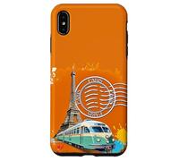 Paris - City on the Seine cheerful colourful design Case for iPhone XS Max