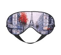 Paris City Tree Eiffel Tower Art Print Comfortable Sleep Eye Mask Men Women Lightweight Travel Nap Meditation Yoga Work