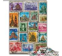 Paris Collage 1000 Piece Jigsaw Puzzles for Teenagers, Toys Educational Games Stress Relieving Secret Santa Gifts for And Age 14 (50x75cm)