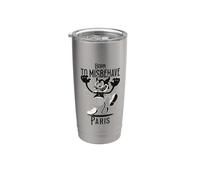Paris - Cool Boy Name with Cute Devil - Born to Misbehave Stainless Steel Insulated Tumbler