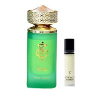 Paris Corner Pistachio Khair Perfume EDP 3.4Fl Oz with 8ml L'Fumes Roll-On Layering Perfume Oil UNISEX - EDP and Oil Combo