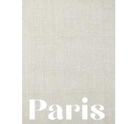 Paris: Cream Linen Guestbook Paris Coffee Table Book Party Home Decor Rental (Beautiful Travel Books)