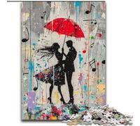 Paris Dancer Graffiti 1000 Piece Jigsaw Puzzles, for Age 14+ Game Wall Decoration Unique Gifts for Birthday And Christmas (26x38cm)