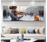 Paris Diamond Art Kits Adults, 5D Large street Diamond Painting with Round Drills DIY Full Drill Gem Big Crystal Art Painting Set, Crafts Mosaic Kits for Adults, for Home Wall Gifts 24x72inch,Model533