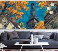 Paris Diamond Art Painting Eiffel Tower Diamond Painting Kits for Adults,Square Full Drill Gem Arts and Crafts Pictures Embroidery Cross Stitch Canvas Paint by Numbers Kids,Gift Women 20x40in VQ-1081