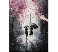 Paris Diamond Art Tree Diamond Painting Kits for Adults Beginners, 5D DIY Paint by Numbers for Adults, Square Drill Dimond Painting with Full Accessories, Room Decor, Gifts for Women 36x48 inch J-39