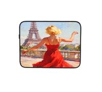 Paris Drawing Dancer Laptop Sleeve Case Notebook Computer Pouch Tablet Briefcase Carrying Bag for Work 15 Inch