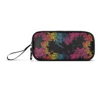 Paris Earth Countries Vivid Color Nylon Pencil Bags for Teen Big Capacity Pencil Case for College School Stationery for School Teacher