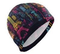 Paris Earth Countries Vivid Color swimming hat for men Short Hair waterproof swim caps for women swimming Hair Protection and Drag Reduction gorras de natacion para mujer