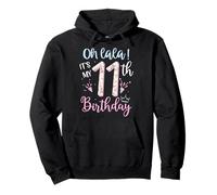 Paris Eiffel Tower 11th Birthday Shirt Girl Born In 2012 Pullover Hoodie