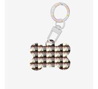 Paris Eiffel Tower and Sunset Printing 1 Pc Dog Bone Shape Id Tags Double Sided with Key Ring Craft for Pets