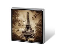 Paris Eiffel Tower Brooch Pins Lapel Pins for Men Women Badge Button Cover Decorative Jewelry Charms for Hats Bags Backpacks Suits Shirts Scarves Clothing Accessories Banquet Wedding Gift