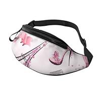Paris Eiffel Tower Casual Waist Fanny Pack Pack with Adjustable Strap for Sport Crossbody Shoulder Bag Chest Bag