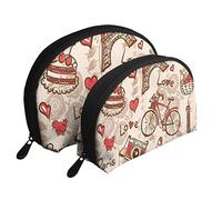 Paris Eiffel Tower Cosmetic Bag, Travel Clutch Bag for Women and Girls