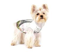 Paris Eiffel Tower Cotton Pet T-Shirt Sleeveless Stretchy Puppy Tshirts Pet Vest Soft For Small Pets