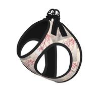Paris Eiffel Tower Flowers Blooming Pet Leash Vest For Small Dogs Cats Reflective Adjustable Soft Outdoor Walking Hiking Training