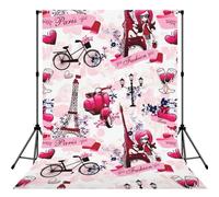 Paris Eiffel Tower France Print Backdrop Background for Photography Portrait Photoshoot,Party and Photo Studio Prop