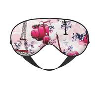 Paris Eiffel Tower France Print Comfortable Sleep Eye Mask Men Women Lightweight Travel Nap Meditation Yoga Work