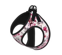 Paris Eiffel Tower France Print Pet Leash Vest For Small Dogs Cats, Adjustable Pet Harness Vest, Outdoor Walking Hiking