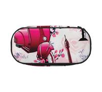 Paris Eiffel Tower France Print Stylish School Students Pencil Bag Reusable Pens Makeup Toiletry Case Easy Access