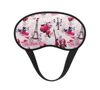 Paris Eiffel Tower France Print Unisex Blackout Sleep Mask Comfortable Eye Mask for Travel Meditation Sleep Travel
