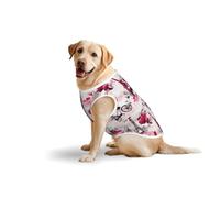 Paris Eiffel Tower Franceprint Large Pets Vest Breathable Sleeveless Tank Top Apparel Cozy Lightweight T-Shirt