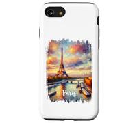 Paris Eiffel Tower Impressionist Case for iPhone SE (2020) / 7 / 8