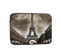 Paris Eiffel Tower Laptop Case 17 inch, Shockproof Protective Computer Sleeve Cover Water Resistant Laptop Bag Carrying Tablet Cover Briefcase Handbags Gifts for Men Women