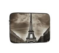 Paris Eiffel Tower Laptop Case 17 inch, Water Resistant Laptop Sleeve Shockproof Protective Traveling Computer Bag Portable Business Briefcase for Men Women