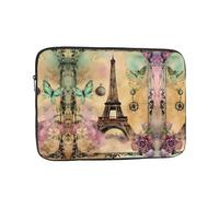 Paris Eiffel Tower Laptop Case, Computer Case Laptop Gifts for Men Women for Travel Abroad