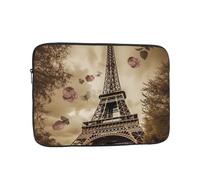 Paris Eiffel Tower Laptop Case Sleeve 13 inch Laptop Bag Shockproof Computer Carrying Cover Protective Notebook Case