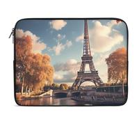 Paris Eiffel Tower Laptop Sleeve Bag Protective Laptop Carrying Case Cover for 10/12/13/15/17 Inch