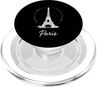 Paris Eiffel Tower Minimalist Travel Souvenir PopSockets PopGrip for MagSafe