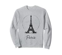 Paris Eiffel Tower Minimalist Travel Souvenir Sweatshirt