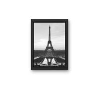 Paris Eiffel Tower Photographic Art Print Poster A4 and A3 (A4 Framed - Black Frame)