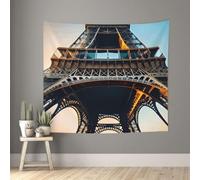 Paris Eiffel Tower Picture Tapestry 60x51in Wall Hanging Art For Bedroom Living Room Home Decoration Aesthetic