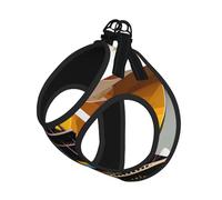 Paris Eiffel Tower Print Dog Harness,Pet Leash Vest For Small To Medium Dogs,Perfect For Outdoor Adventures