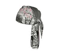 Paris Eiffel Tower Print Helmet Skull Cap Quick Dry Bike Headwrap Lightweight Breathable One Size Adult Modern Beanie