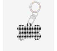Paris Eiffel Tower Printing 1 Pc Dog Bone Shape Id Tags Double Sided with Key Ring Craft for Pets