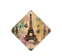 Paris Eiffel Tower Printing 10 Pcs Air Freshener Cards,Car Scented Hanging Sheets Air Freshener Set For Car Decoration