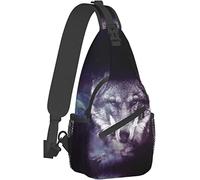 Paris Eiffel Tower Sling Bag for Men Women Crossbody Chest Backpack Daypack Shoulder Bags